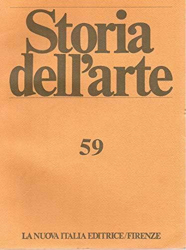 Storia dell'Arte - n. 59/1987 - Giulio C. Argan - copertina