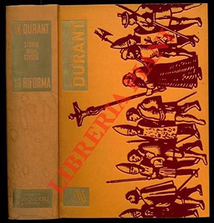 Storia della civiltà La Riforma - Will Durant - copertina