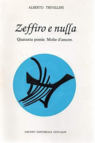 Zeffiro e nulla - copertina