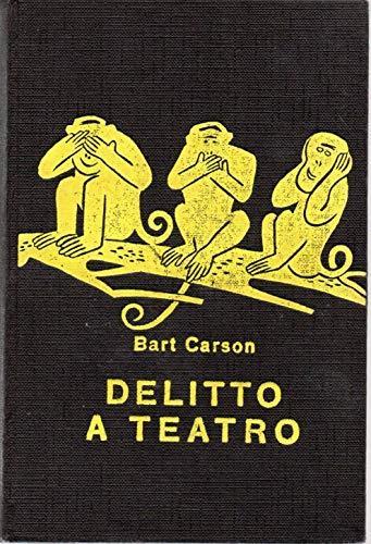 Delitto a teatro - Bart Carson - copertina