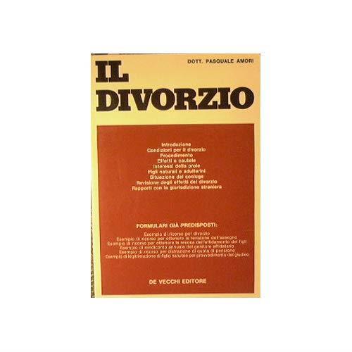 Il divorzio - Pasquale Amori - copertina
