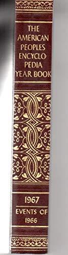 The American Peoples encyclopedia Year Book 1967 - events 1966 - copertina