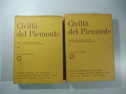 Civiltà del Piemonte. Studi in onore di Renzo Gandolfo nel suo settantacinquesimo compleanno - copertina