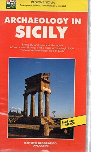 Archeology In Sicily ( Prehistory And History Of The Region , 65 Cards And 28 Maps Of The Major Archeological Sites - copertina