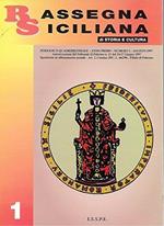 rassegna siciliana di storia e cultura n. 1 agosto 1997