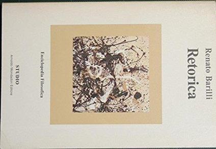 La retorica - Renato Barilli - copertina