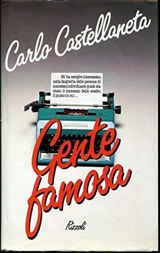 Gente Famosa 1986 - Carlo Castellaneta - copertina