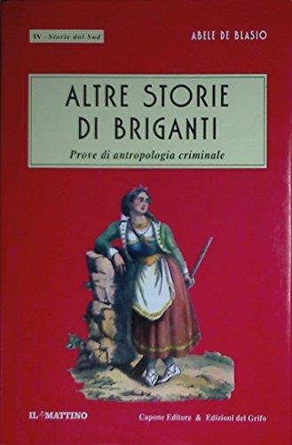 Storie di briganti - Abele De Blasio - copertina