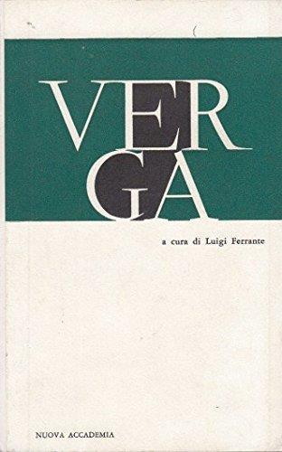 L- Verga- Ferrante- Nuova Accademia- La Lettura Italiana-- 1964- B- Yds19 - Luigi Ferrante - copertina