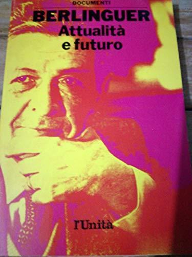 Attualita’ E Futuro 1989 - Enrico Berlinguer - copertina
