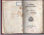 Canzoni Piemontesi ( 1839 )
