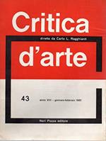 Critica d'Arte ( rivista bimestrale d'arte spettacolo e cultura ) - anno 1961 ( VIII) - n. 43-44-45-46-47-48
