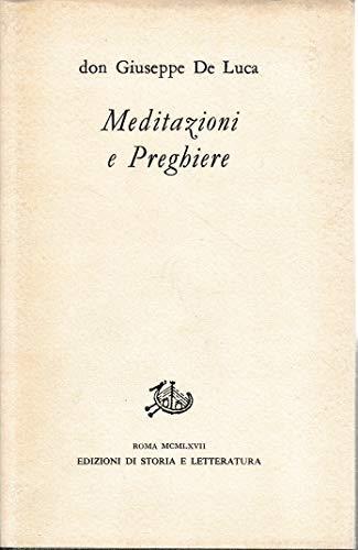 Meditazioni E Preghiere - copertina