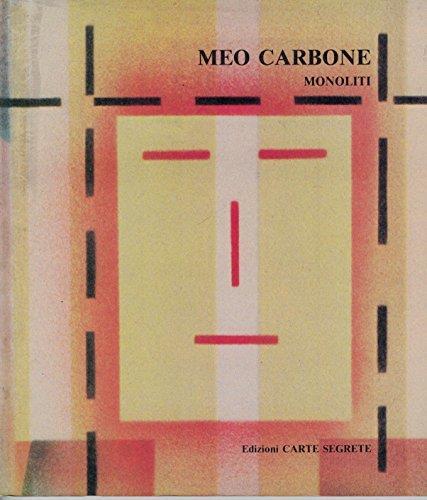 Meo Carbone Monoliti - copertina