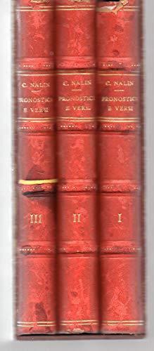 Pronostici e versi - Camillo Nalin - copertina