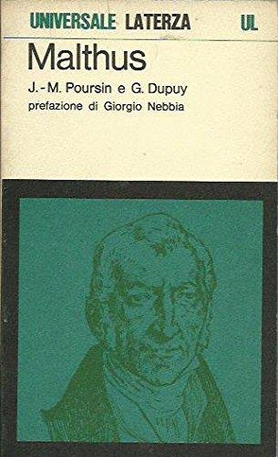 Malthus - J.M Poursin - copertina