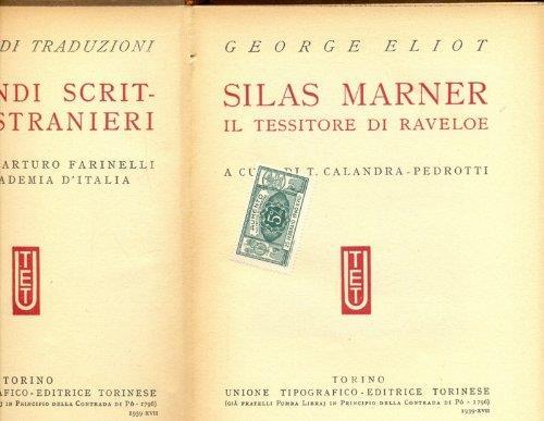 Silas Marner il tessitore di raveloe - George Eliot - copertina