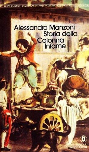 Storia della Colonna infame - Prima Edizione - Alessandro Manzoni - copertina