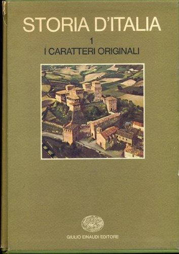 Storia d'Italia I caratteri originali - copertina