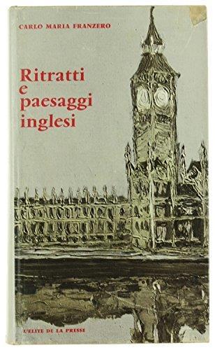 Ritratti E Paesaggi Inglesi - Carlo Maria Franzero - copertina