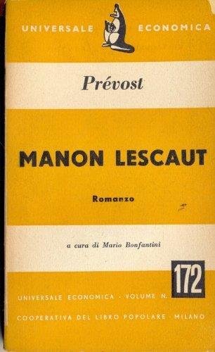 Manon Lescaut - Antoine-François Prévost - copertina