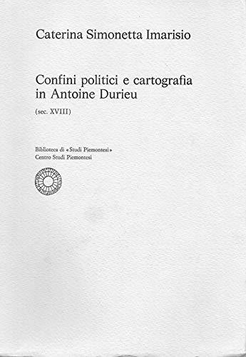 Confini Politici e cartografia in Antoine Durieu - copertina