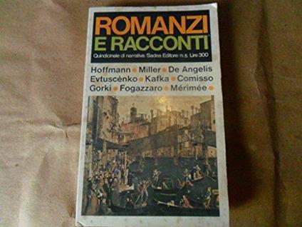 Romanzi e racconti quindicinale di narrativa - copertina