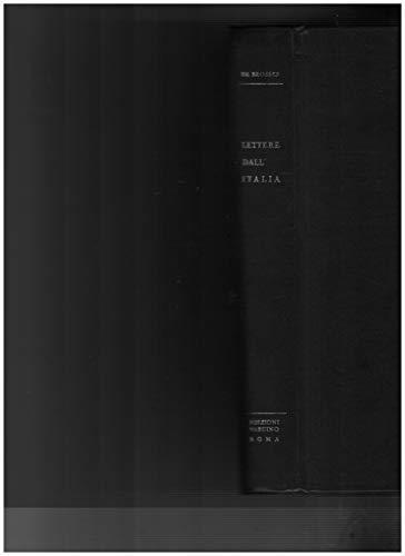 Lettere dall'Italia - Charles de Brosses - copertina