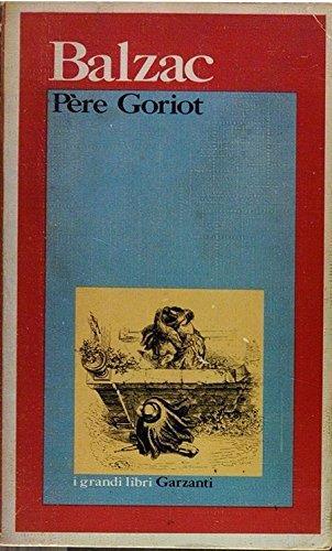 Pere Goriot - Honoré de Balzac - copertina