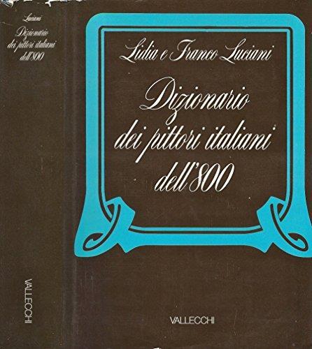Dizionario dei pittori italiani dell' 800 - Lidia - copertina