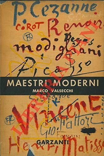Maestri moderni - Marco Valsecchi - copertina