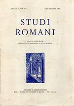 Studi Romani - rivista trim.le Anno XLV NN 3-4 Lug/dic 1997