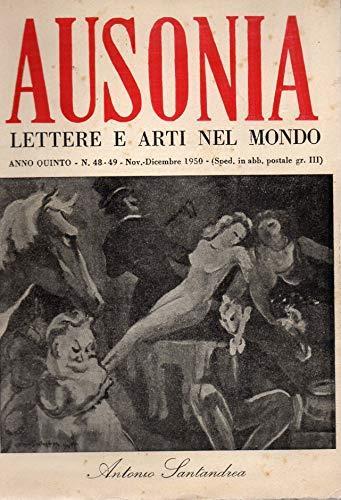 Ausonia Lettere e arti nel Mondo - anno V - n. 48-49 Nov./Dic. 1950 - copertina