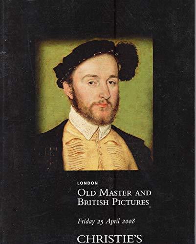 Old Master and British Pictures - Christie's London - Friday 25 April 2008 Christie's - copertina