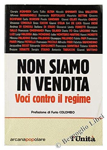 Non Siamo In Vendita. Voci Contro Il Regime - copertina