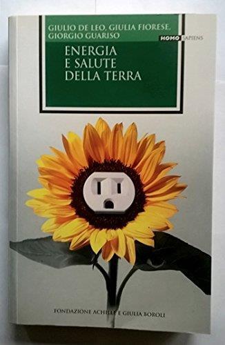 Energia e salute della Terra - copertina