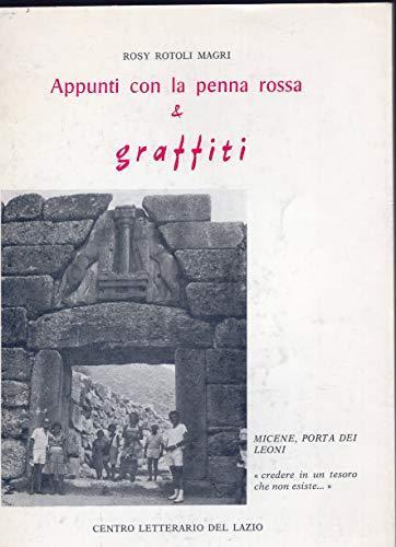 Appunti con la penna rossa & graffiti - copertina