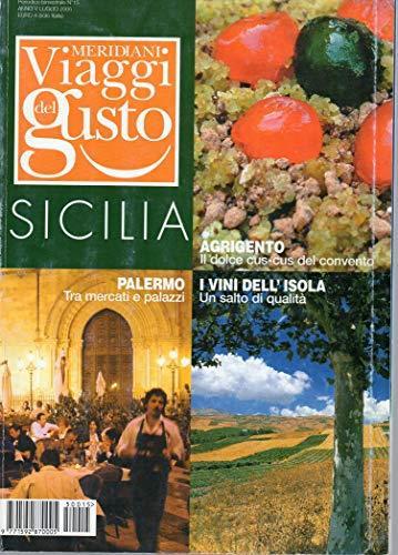 Meridiani Viaggi del Gusto - Sicilia n. 15 anno V° - Luglio 2005 - copertina