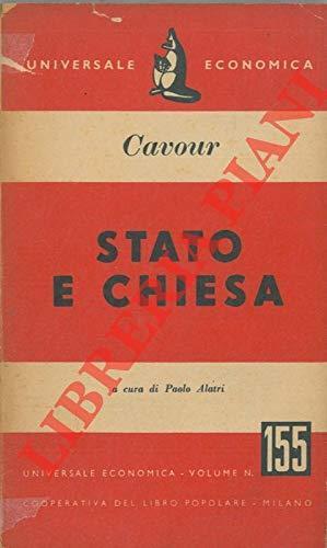 Stato e chiesa - Camillo Cavour - copertina