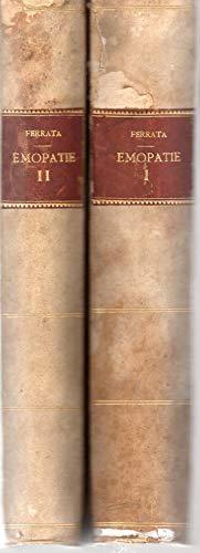 Le Emopatie - trattato per medici e studenti I° volume ( 1918 ) e II° volume ( 1923 ) - copertina