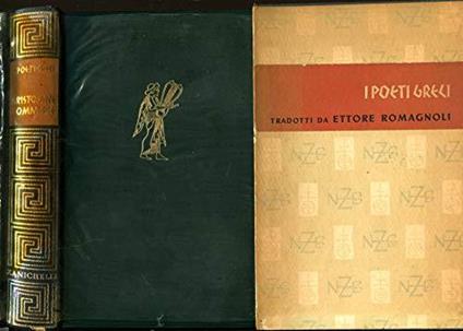 Commedie Di Aristofane (Le). Collana I Poeti Greci Tradotti Da Ettore Romagnoli. Edizione Pregiata - copertina