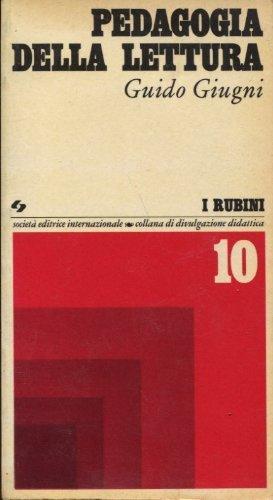 Pedagogia Della Lettura - Guido Giugni - copertina