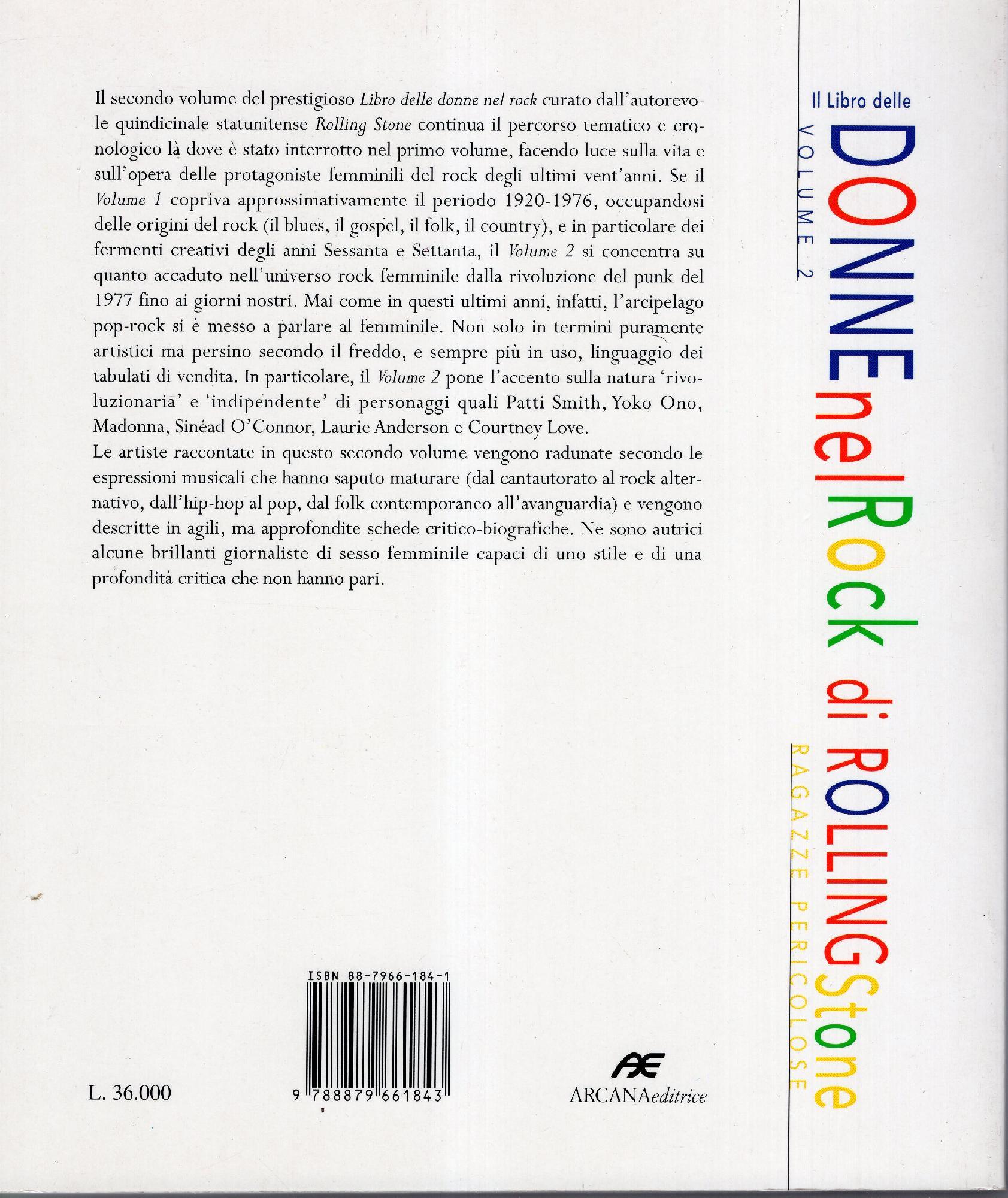 IL Libro Delle Donne Nel Rock Di Rolling Stone. Ragazze Pericolose