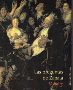 Las Preguntas De Zapata y Otras Satiras / The Questions of Zapata and Other Satires - Voltaire - copertina