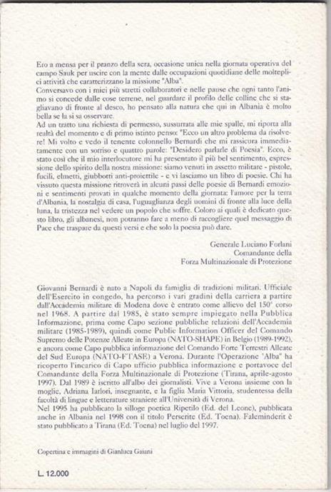 Faleminderit Poesie - Giovanni Bernardi - 2