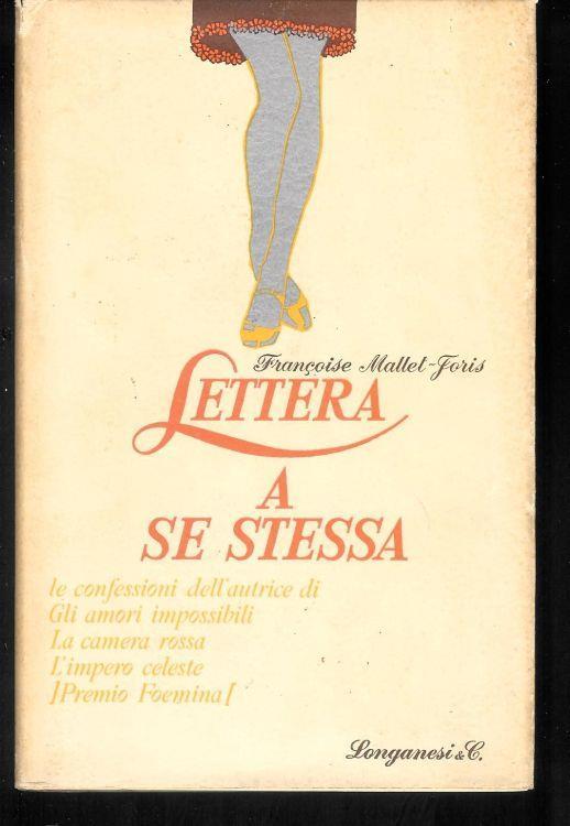 Lettera a se stessa - copertina