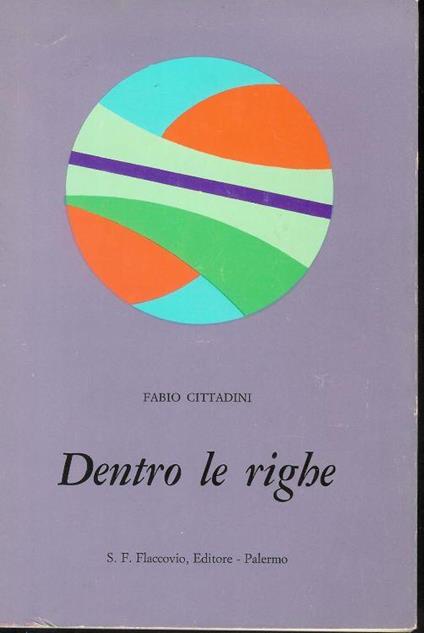 Dentro le Righe ( raccolta di poesie) - Fabio Cittadini - copertina