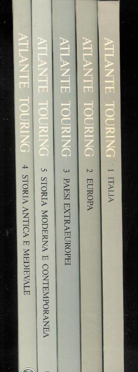 Atlante Enciclopedico Touring Volumi 1,2,3,4,5 ( opera copmpleta ) - copertina