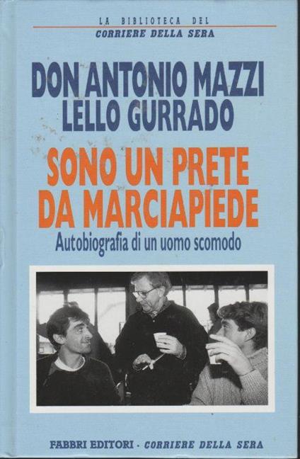 Sono un prete da marciapiede - Antonio Mazzi - copertina