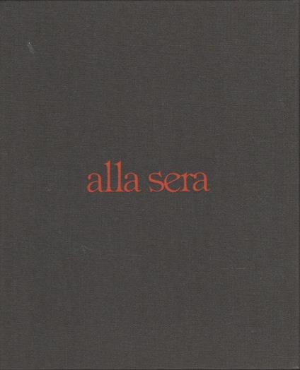 Alla sera - copertina